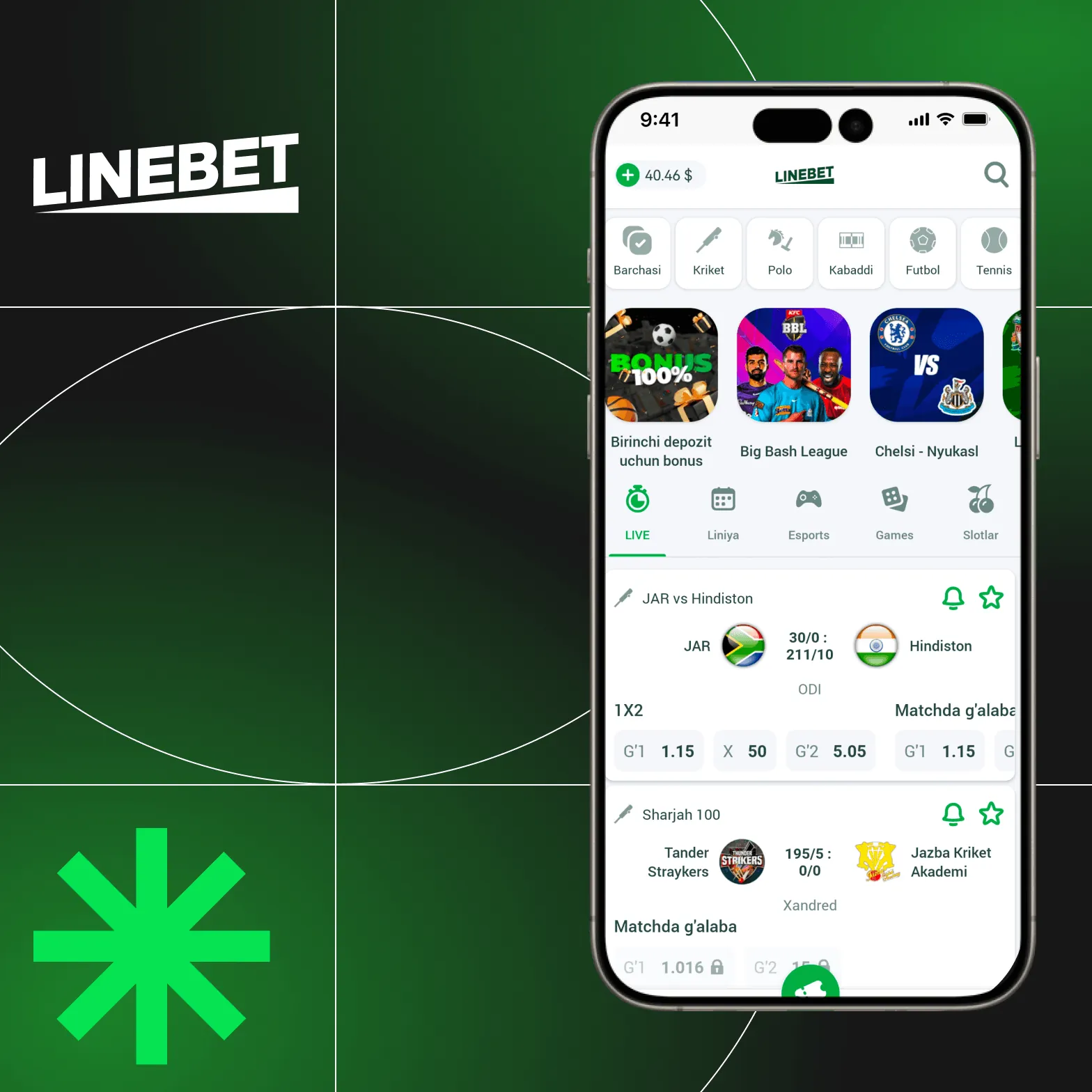 Linebet mobile app for sports betting in Bangladesh