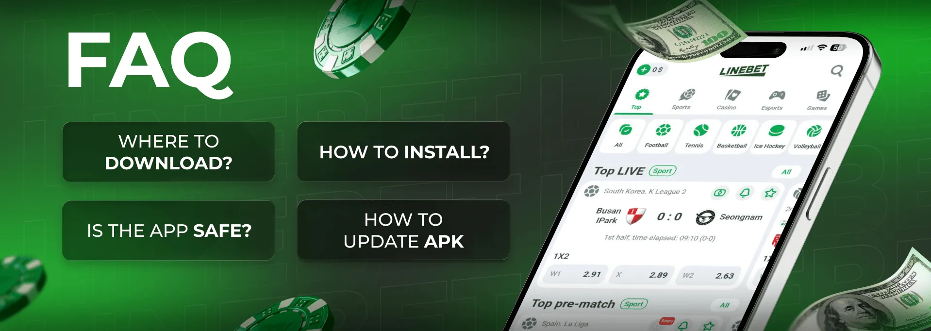 Linebet app features and FAQ